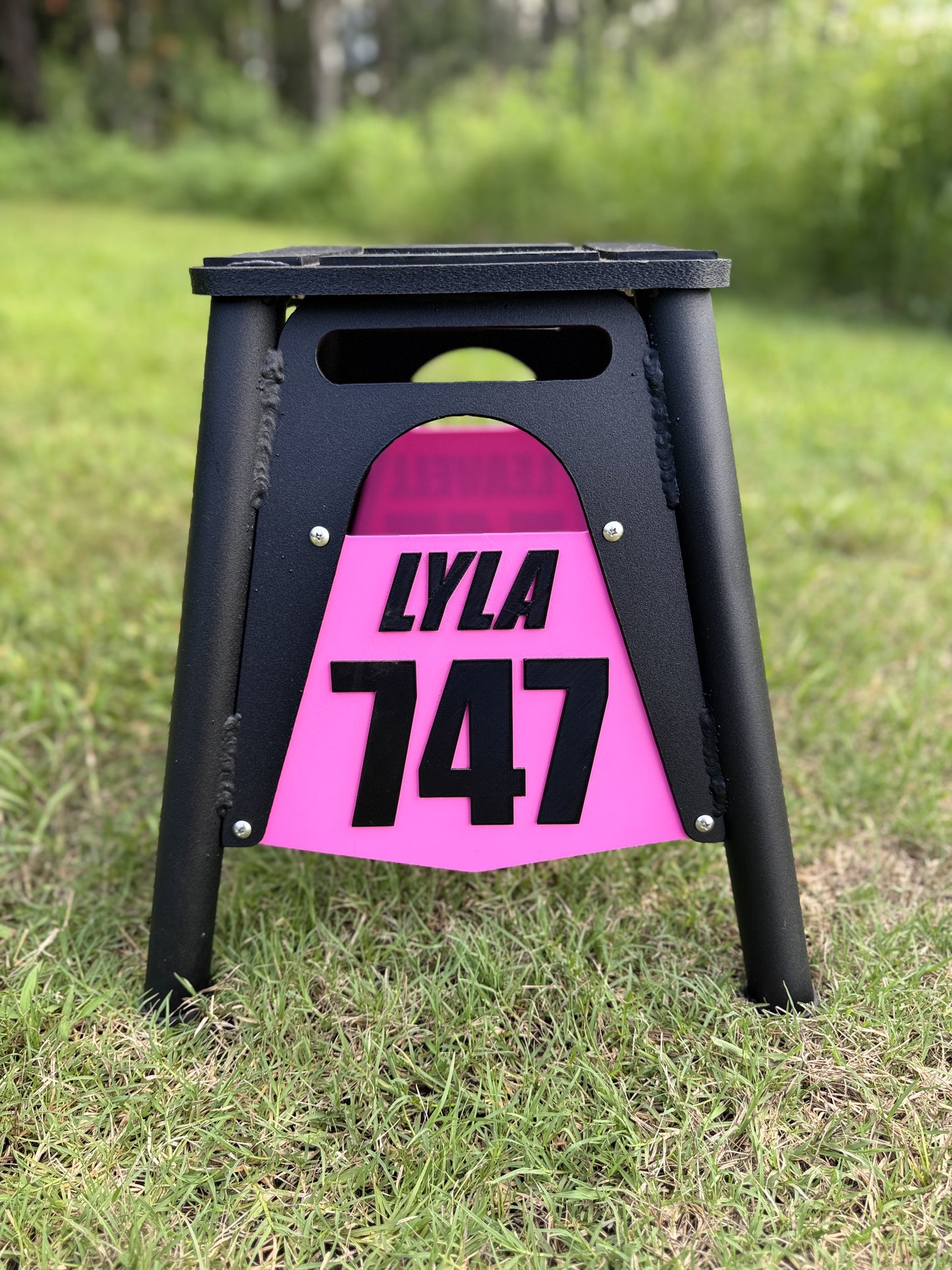 Bike Stand in Textured Black