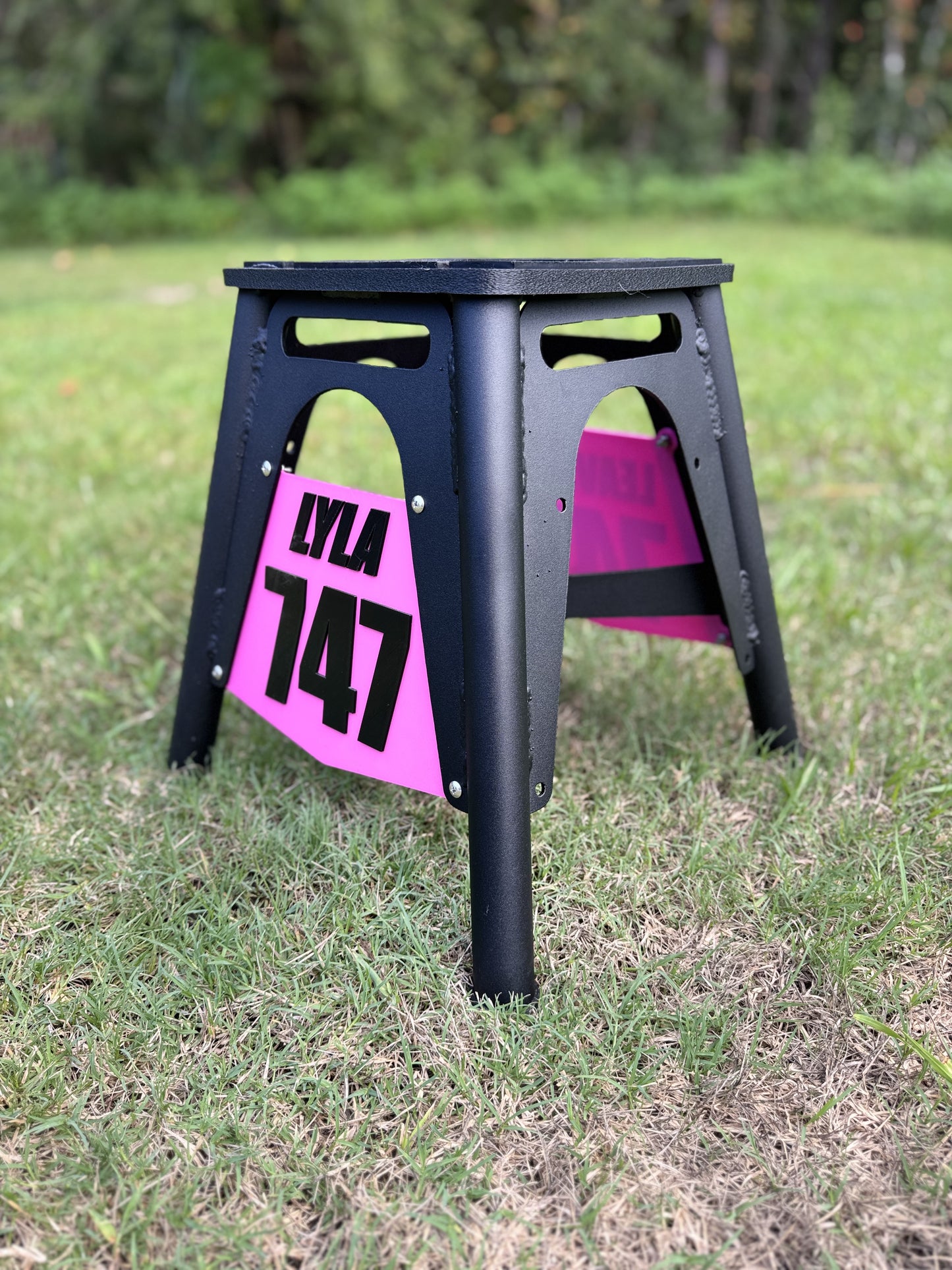 Bike Stand in Textured Black